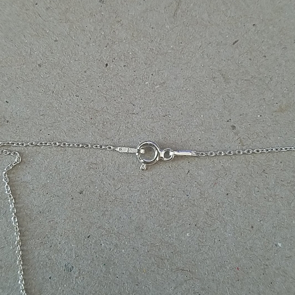 Sterling Silver Heart Necklace - Picture 5 of 7